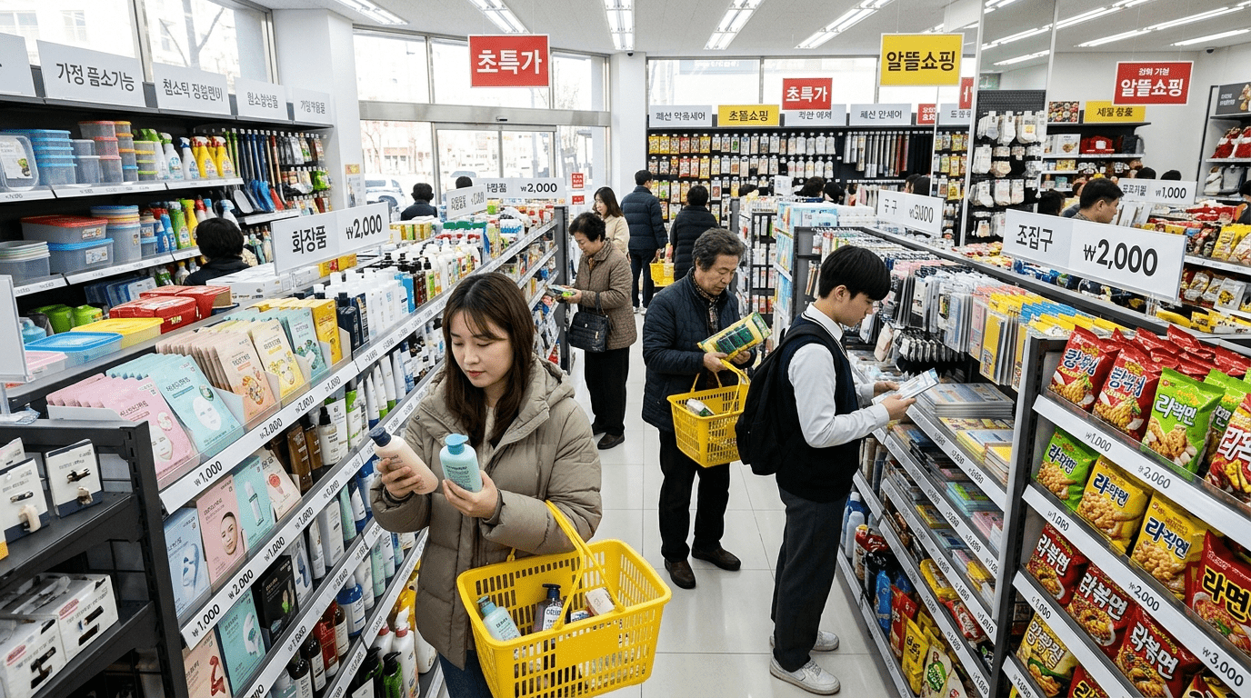 불경기에도 실속 소비를 사로잡은 다이소 ‘천 원의 힘’을 앞세워 영업이익률 10%대 진입을 눈앞에 뒀다