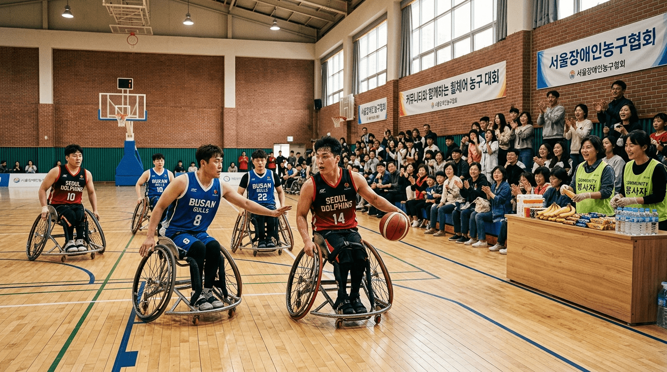 장애인의 날 맞이 국민은행, 홀트 전국 휠체어 농구대회 후원 진행