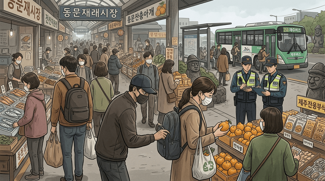 제주 무비자 입국 틈타 중국인 소매치기 범행 연속 발생 관광객 지갑 노린 절도 피해 확산