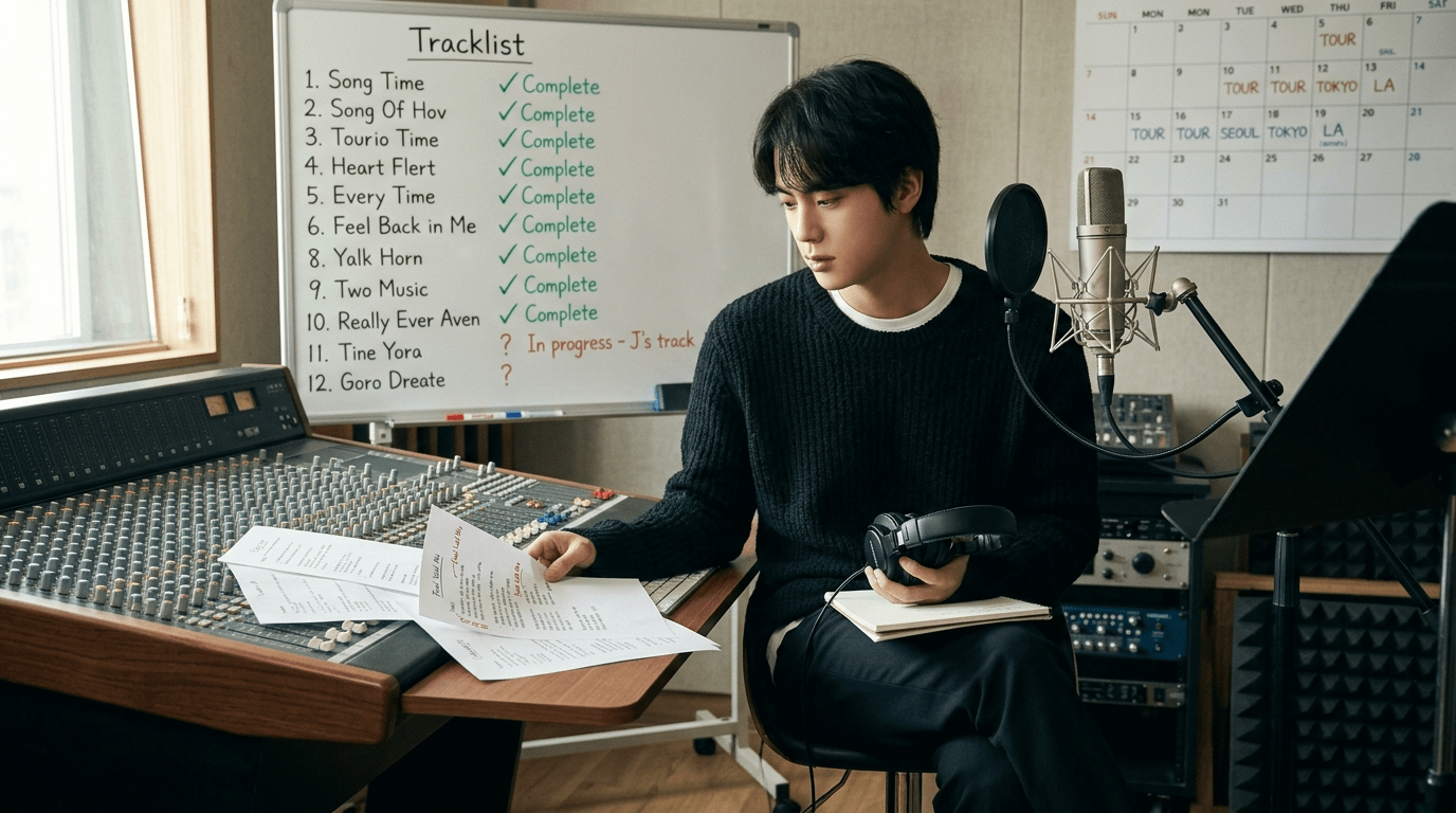 BTS 진, 왜 솔로 앨범 크레디트에서 자신을 비워냈나 “더 욕심냈다면 발매는 몇 달 더 늦어졌을 것”