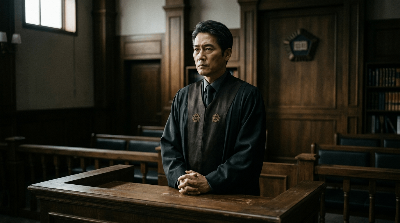 박희순, 강신진은 쉽게 받아들이기 힘든 역대급 악역이라며, 드라마 판사 이한영 속 강렬한 빌런의 등장을 알렸다