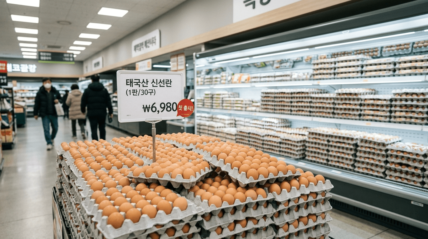 홈플러스, 태국산 달걀 4만6000판 판매 확대… 30개들이 5890원 특가