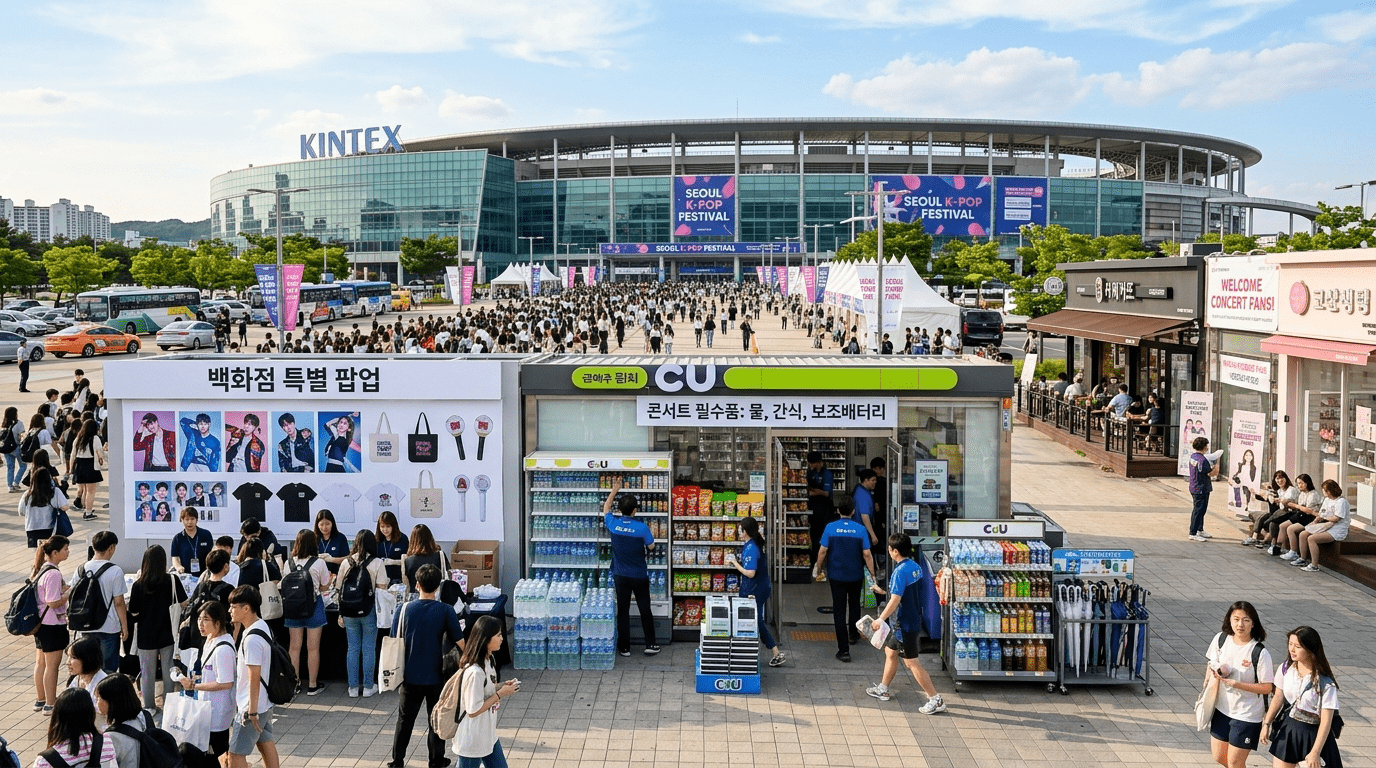 비티에스 고양 공연 앞두고 아미 맞이 마케팅 총력전에 뛰어든 유통업계