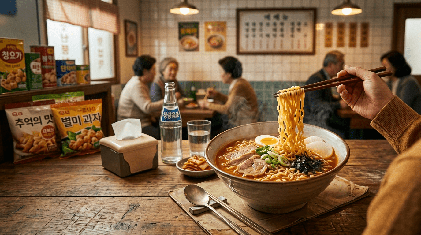 익숙한 맛의 저력 3년간 공들여 완성한 그 라면 월 700만 개 판매 돌풍