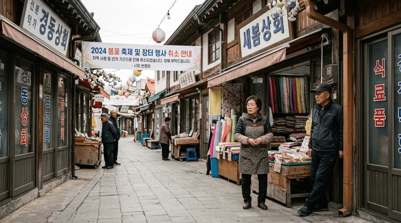오월 장사철까지 다시 놓친 상인들 “이대로 다 무너지라는 말이냐” 분노 확산