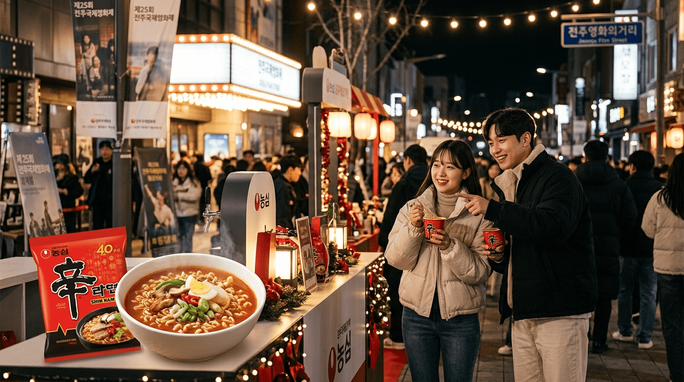 농심, 신라면 사십 돌 기념작 전주국제영화제서 첫선