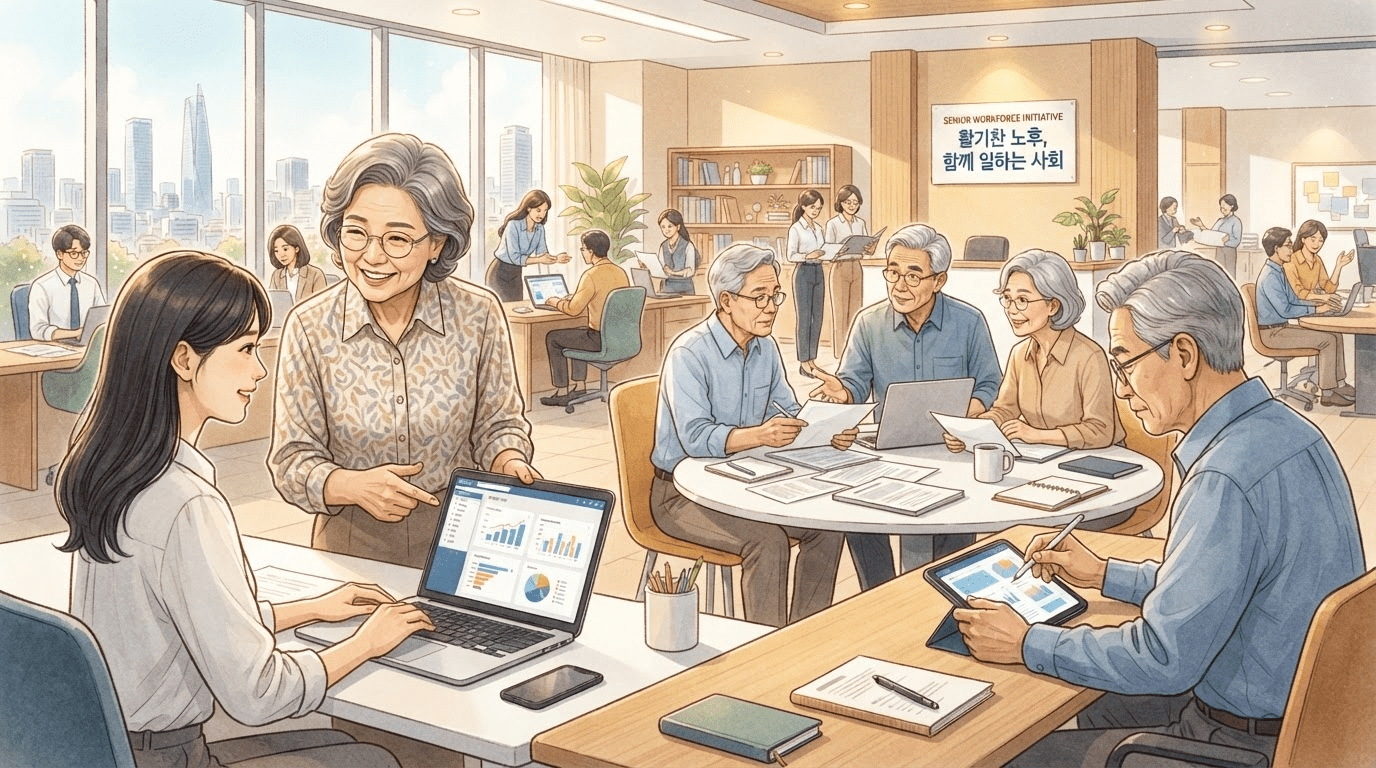 시장 한복판, 돈과 가치가 어우러지는 풍경 · 현실의 숫자 너머, 흐름을 읽는 시간