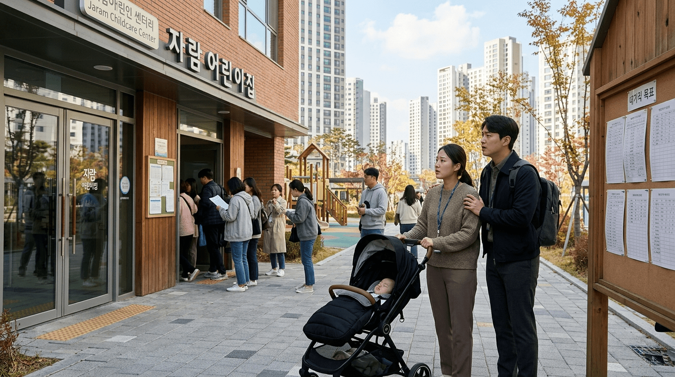 “아이를 낳아도 맡길 곳이 없다는 절박한 현실”…신도시 전역으로 확산되는 ‘0세 입소 경쟁’