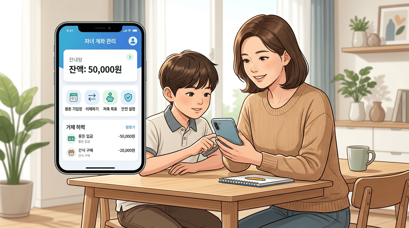 SBI저축은행, 부모와 자녀가 함께 이용하는 아이 계좌 관리 서비스 새롭게 선보여