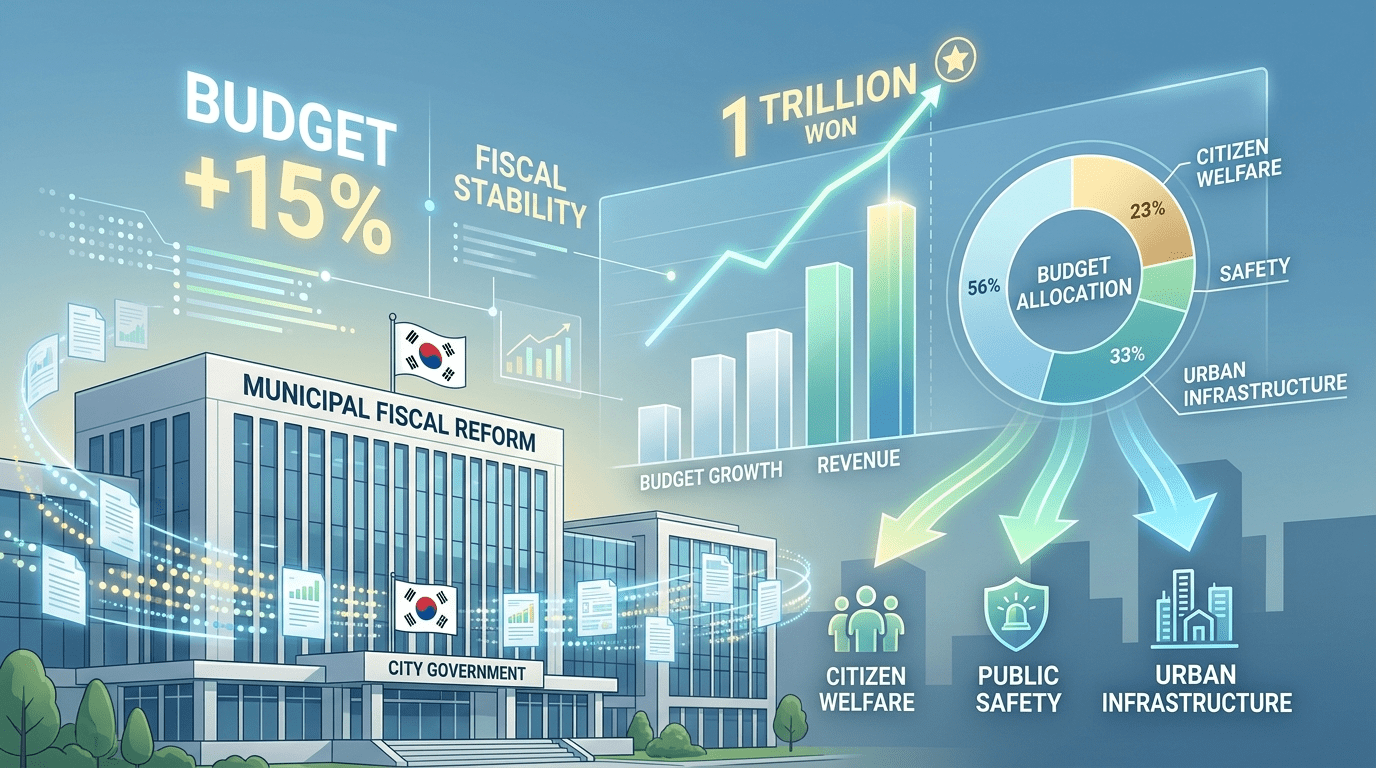 일반회계 1조 시대 연 광명시, 지방재정 체질 개선 돌입