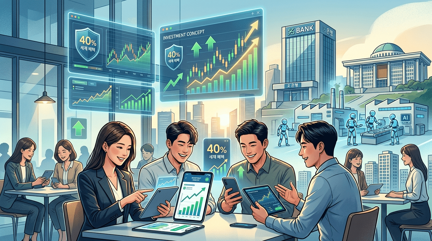 투자 수익 40% 세금 혜택과 손실 보장까지 ? 국민 재산증식 프로그램 출시 당일 매진 열풍
