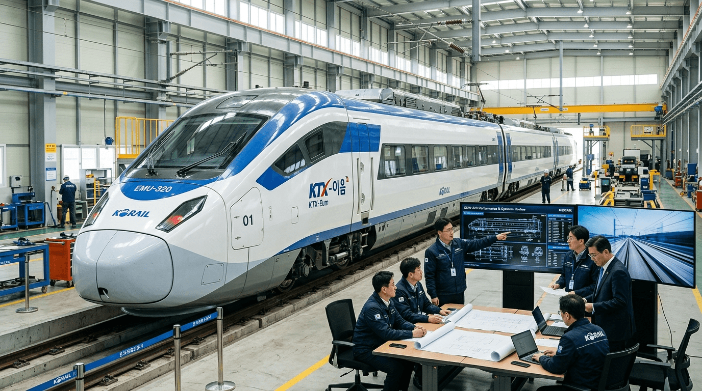 코레일·SR, 신형 고속열차 EMU-320 공동 관리 체계 가동