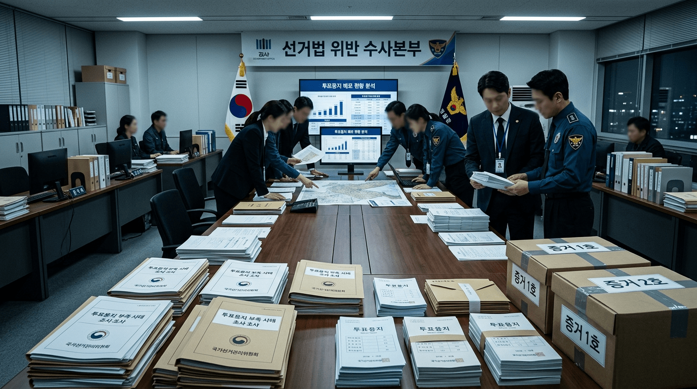 '투표지 부족' 합수본, 압수물 분석 착수…2차 압색·피의자 선별