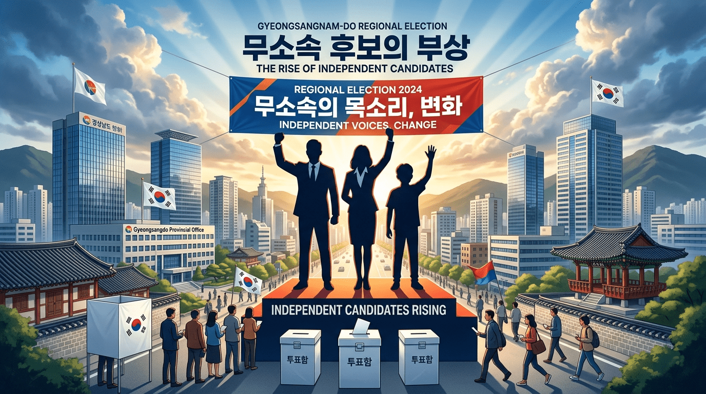 경상남도 지방선거 정당 없는 후보들의 강세, 후보 지명 논란이 부른 여당의 위기