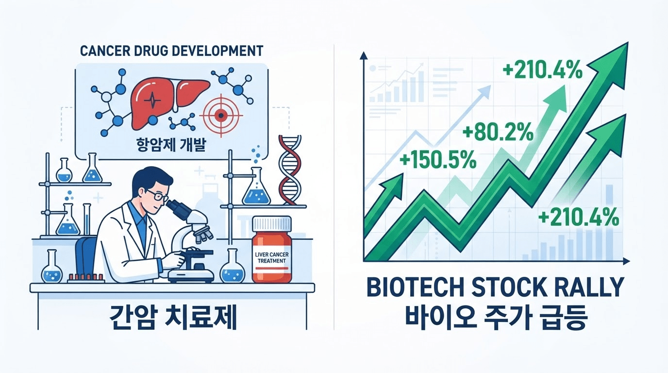 HLB, 하한가 그늘 벗어나 관련주 8개 한꺼번에 상한가 행진