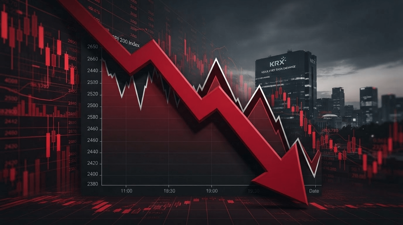 개인 3.7조 매수에도 7000선 내줘…코스피 6%대 급락 마감